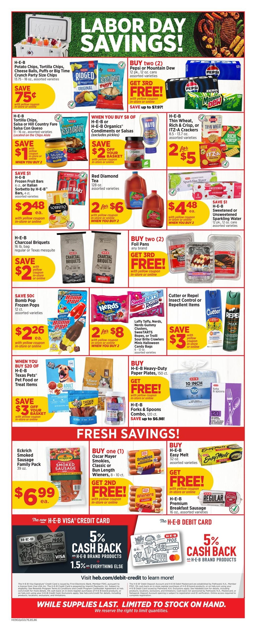 H-E-B (Alvin Area, TX) Weekly Ad September 2 - 8, 2026