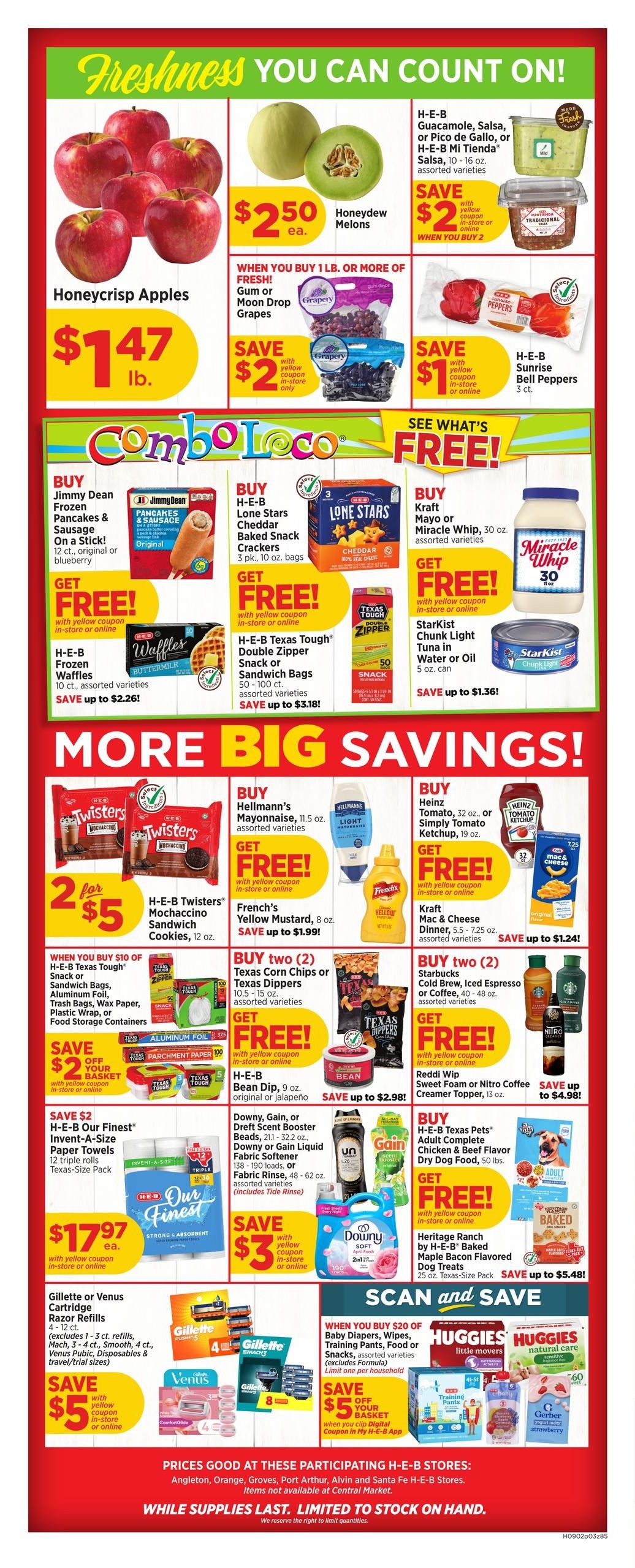 H-E-B (Alvin Area, TX) Weekly Ad September 2 - 8, 2026