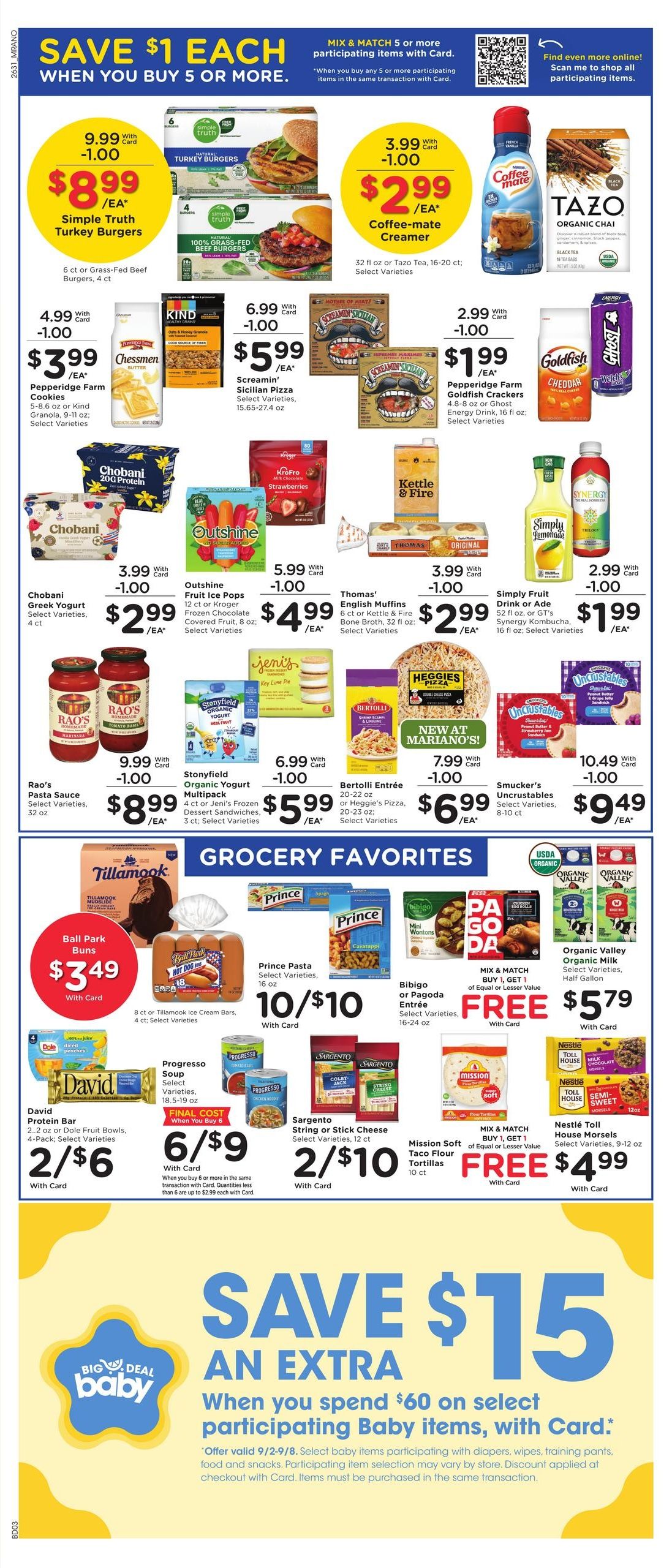 Mariano's (Algonquin Area, IL) Weekly Ad September 2 - 8, 2026