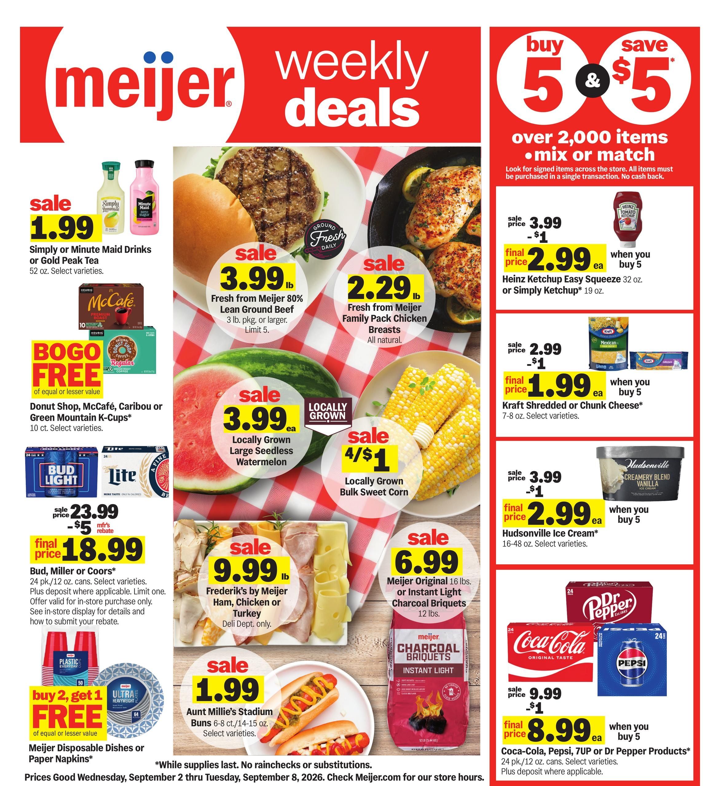 Meijer (Continental Area, OH) Weekly Ad September 2 - 8, 2026