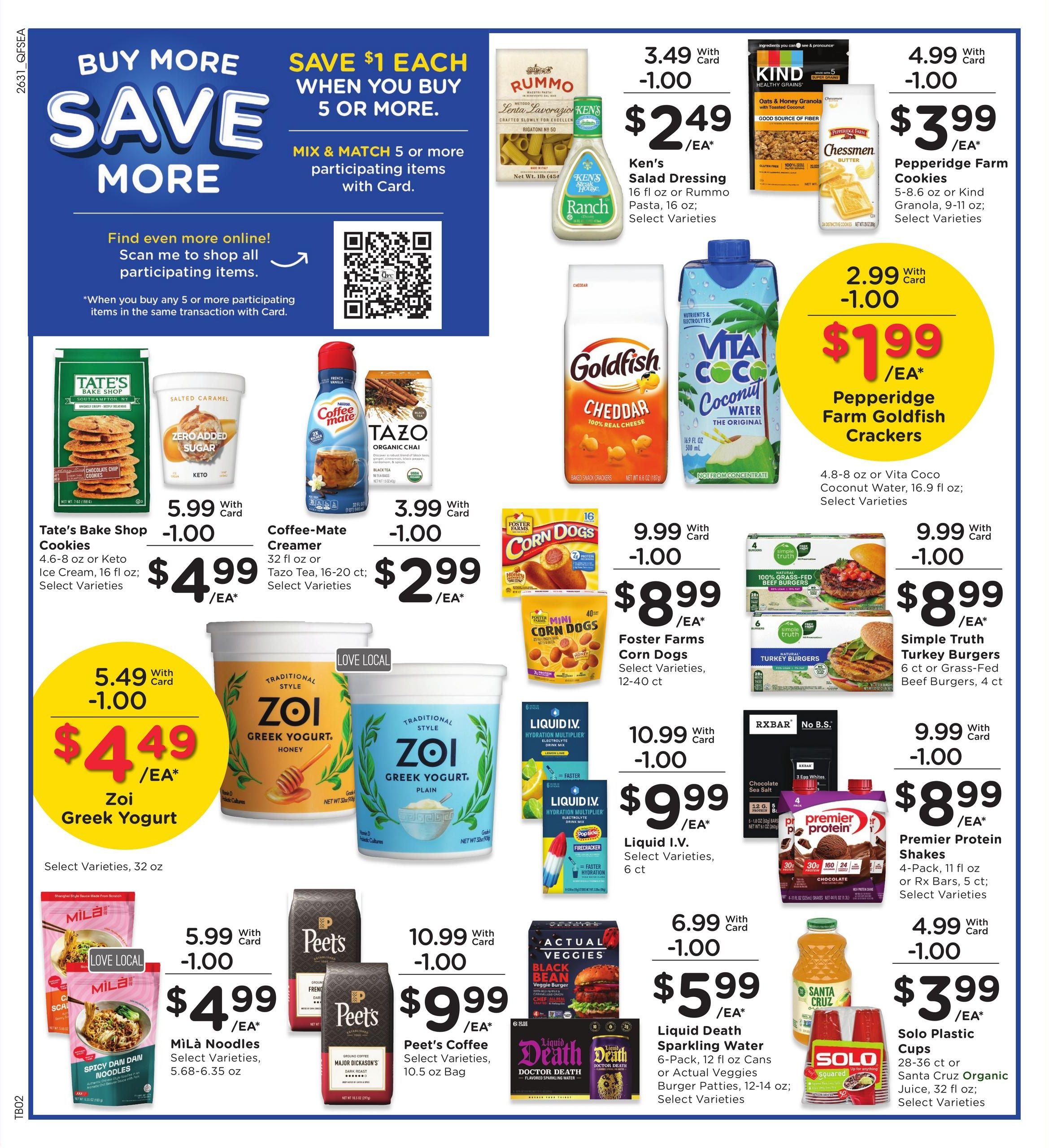 QFC (Bellevue Area, WA) Weekly Ad September 2 - 8, 2026