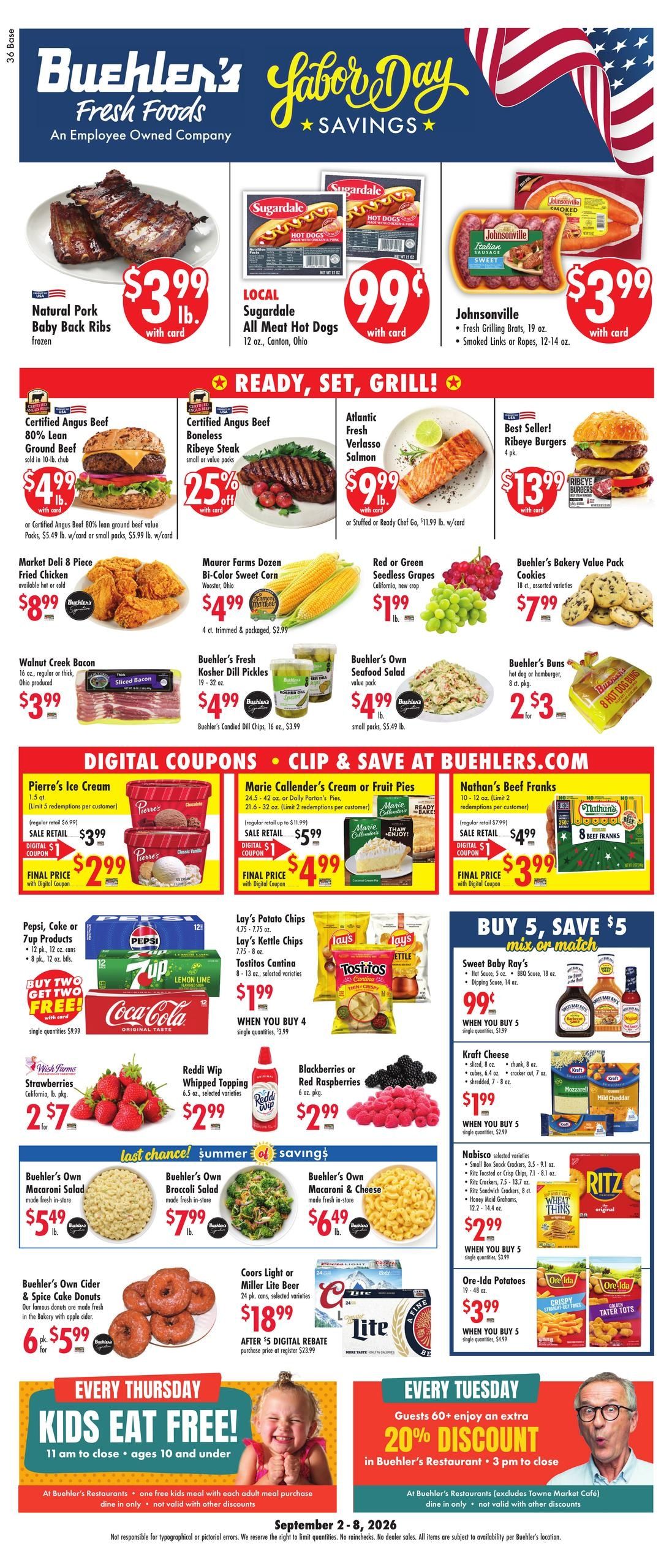 Buehler's Fresh Foods Weekly Ad September 2 - 8, 2026