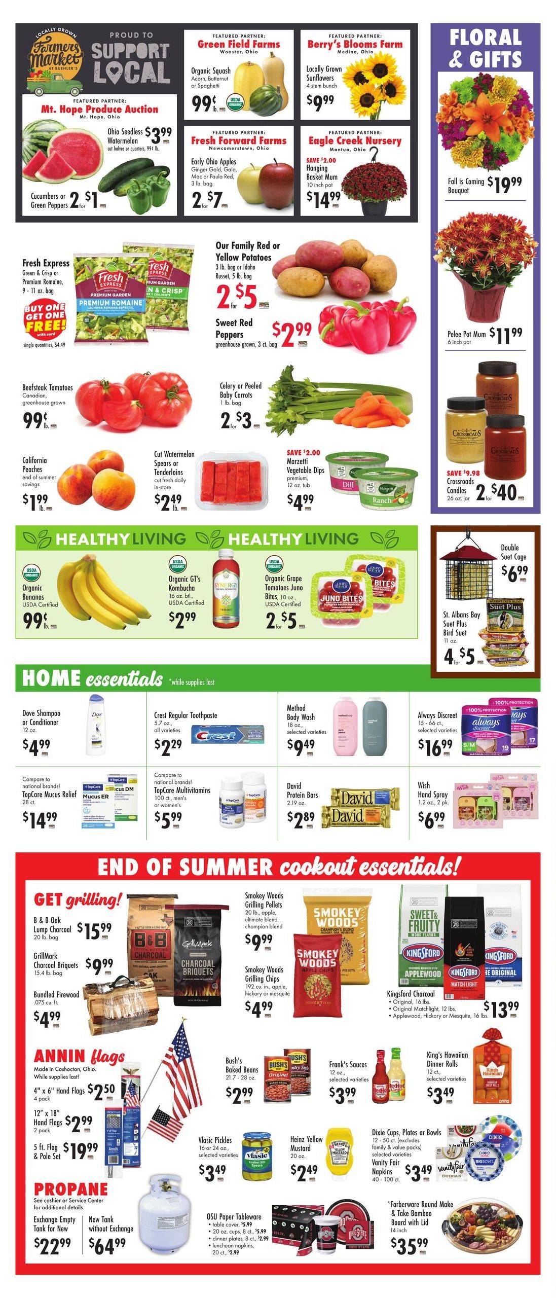 Buehler's Fresh Foods Weekly Ad September 2 - 8, 2026