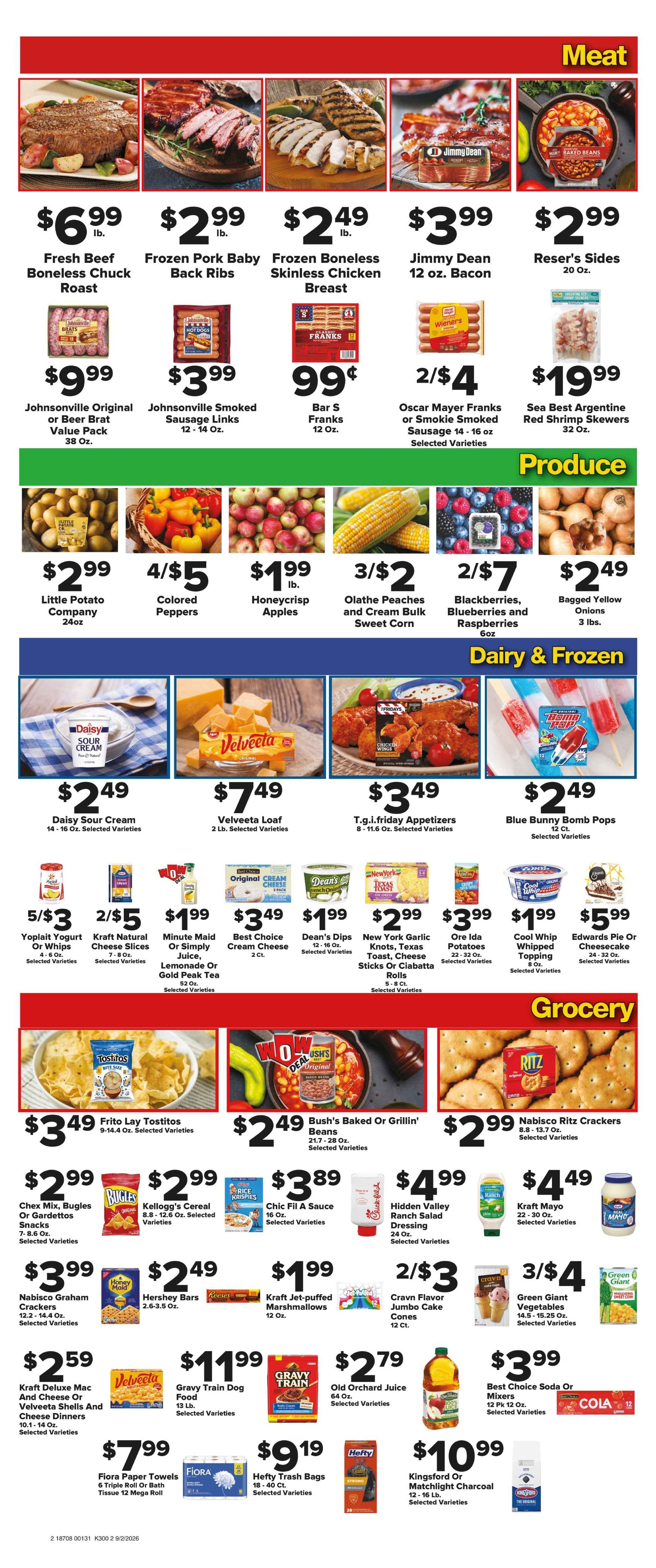 Carney's Supermarket Weekly Ad September 2 - 8, 2026
