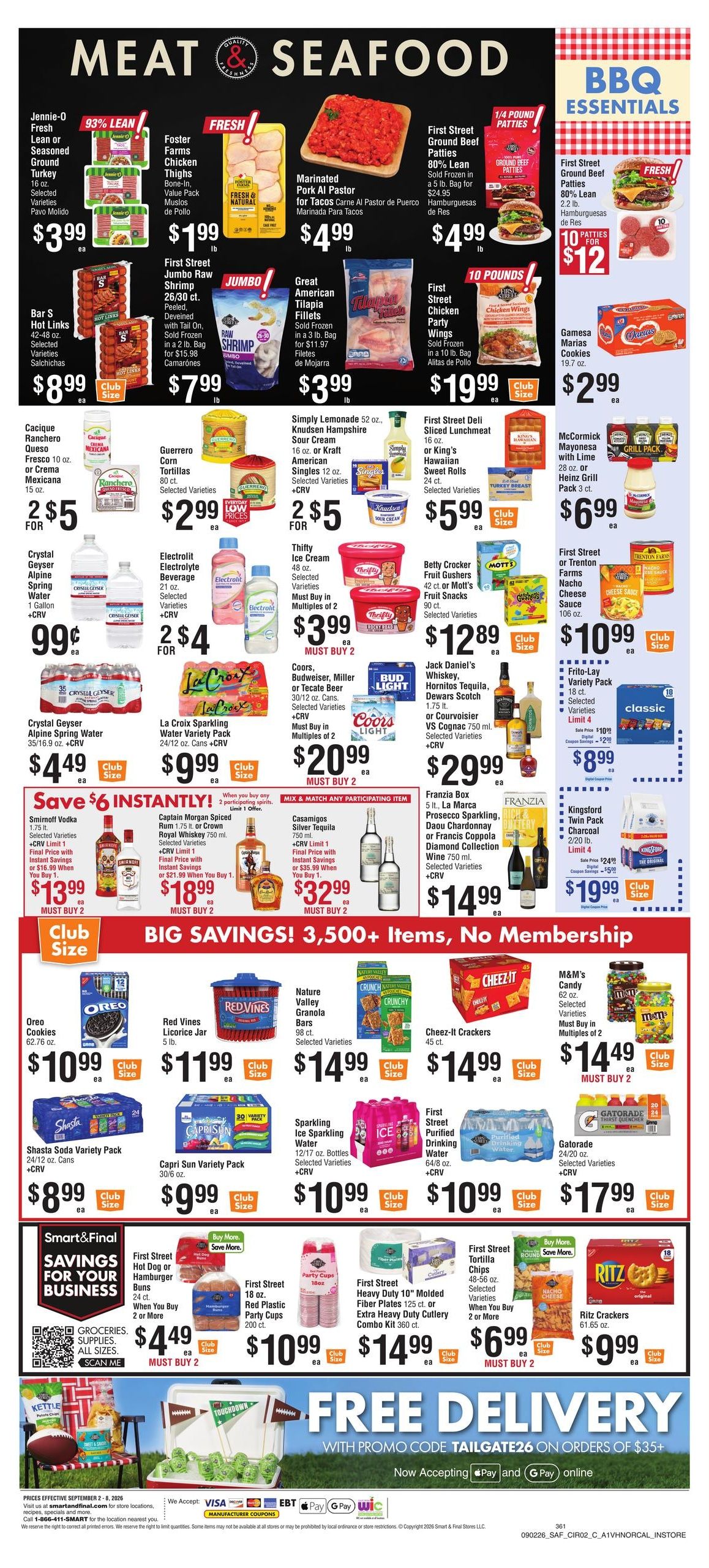 Smart & Final Weekly Ad September 2 - 8, 2026