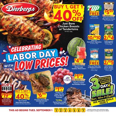 Dierbergs (Eldon Area, MO) Weekly Ad September 1 - 7, 2026