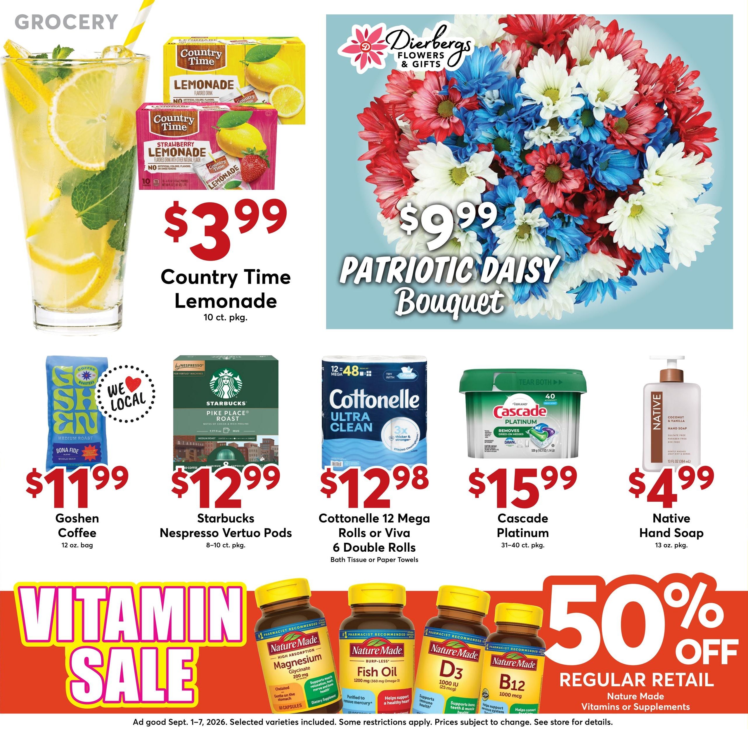 Dierbergs (Eldon Area, MO) Weekly Ad September 1 - 7, 2026