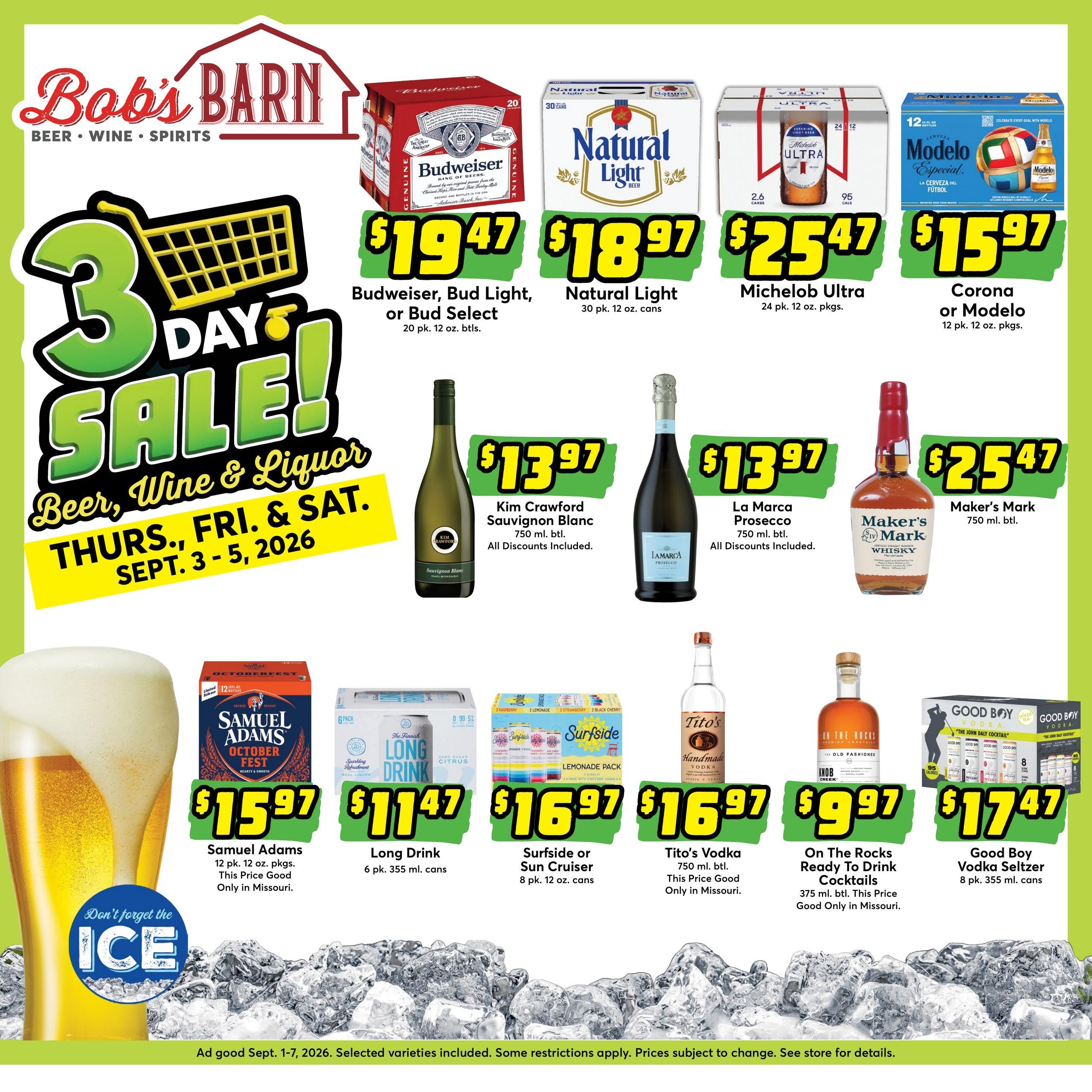 Dierbergs (Eldon Area, MO) Weekly Ad September 1 - 7, 2026