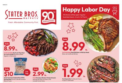Stater Bros. Markets (Alhambra Area, CA) Weekly Ad September 2 - 8, 2026