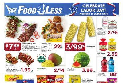 Food 4 Less (El Monte-West Covina Area, CA) California Weekly Ad September 2 - 8, 2026