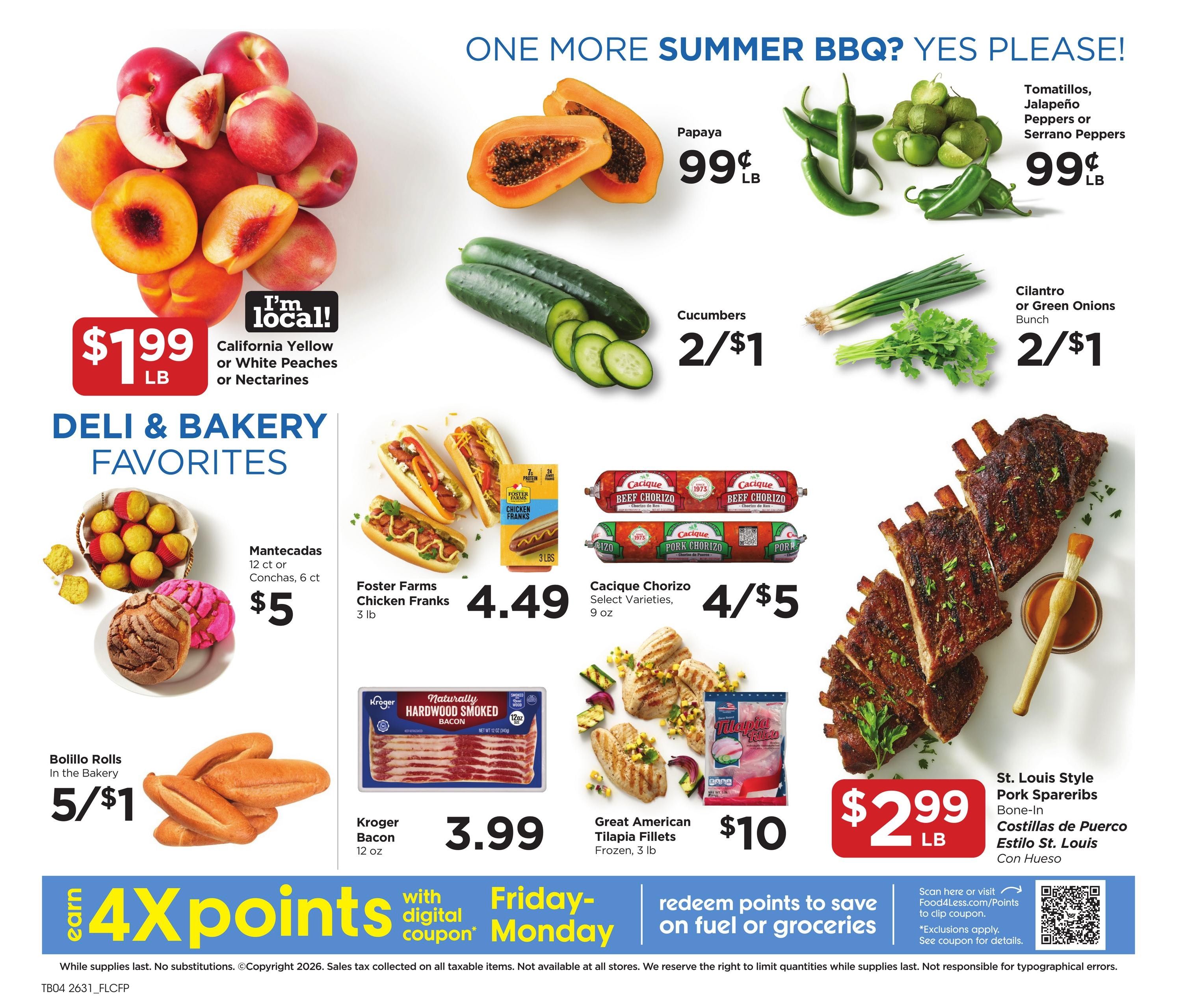 Food 4 Less (El Monte-West Covina Area, CA) California Weekly Ad September 2 - 8, 2026
