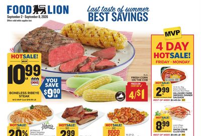 Food Lion (Alexandria Area, VA) Weekly Ad September 2 - 8, 2026