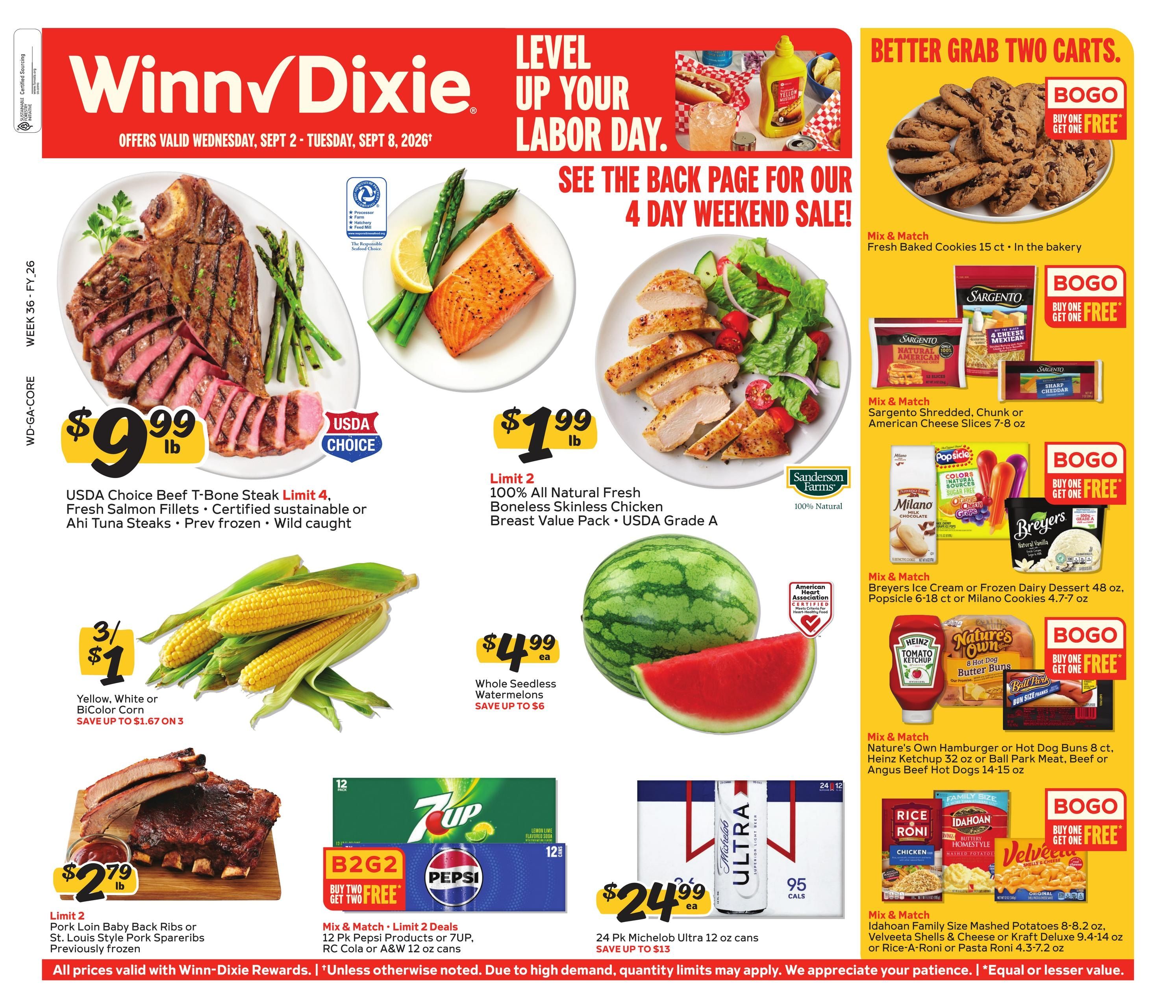 Winn-Dixie (Saint Simons Island-Valdosta Area, GA) Weekly Ad September 2 - 8, 2026