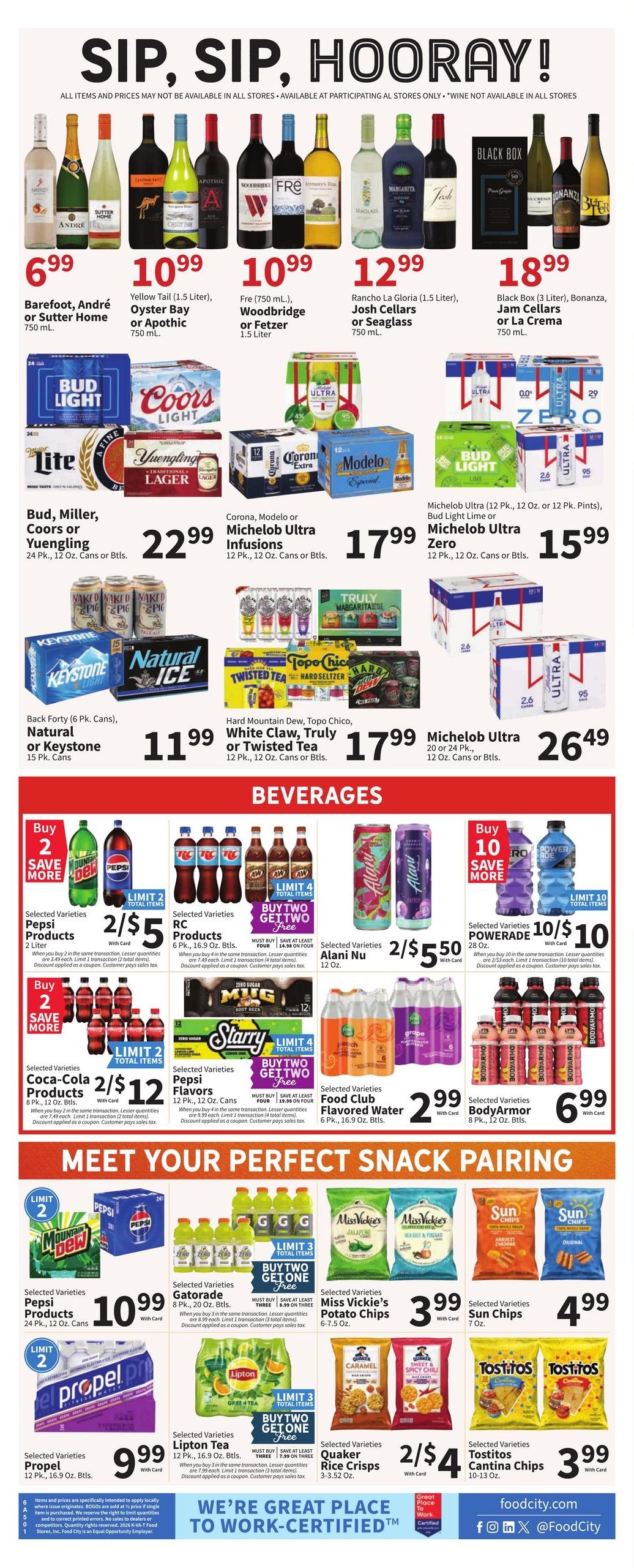 FoodCity (Birmingham Area, AL) Weekly Ad September 2 - 8, 2026