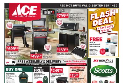 Ace Hardware (Ajo Area, AZ) Red Hot Buys Weekly Ad September 1 - 30, 2026