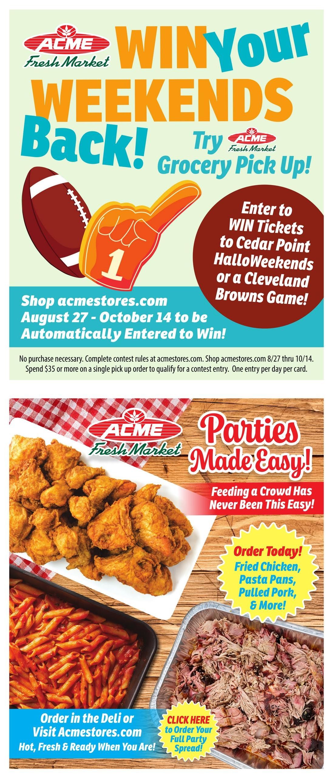 Acme Fresh Market Weekly Ad September 3 - 9, 2026