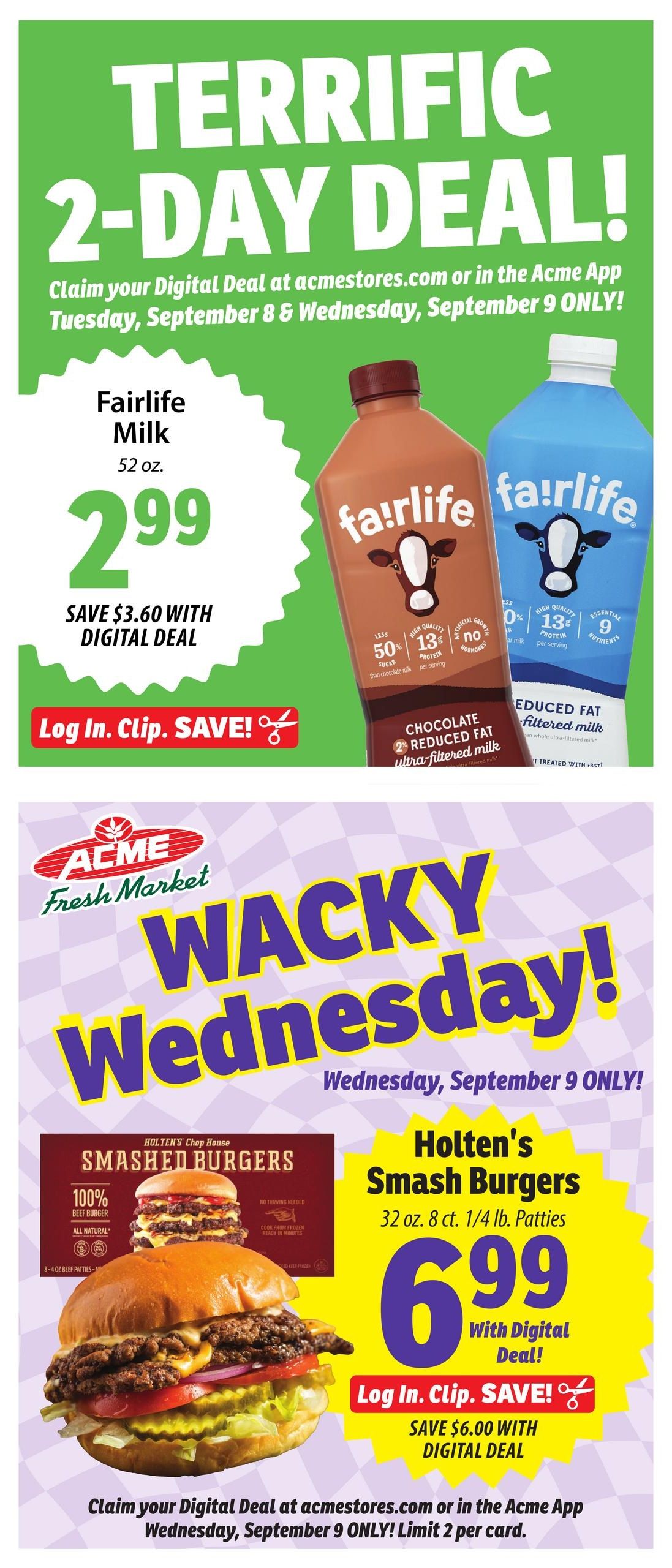 Acme Fresh Market Weekly Ad September 3 - 9, 2026