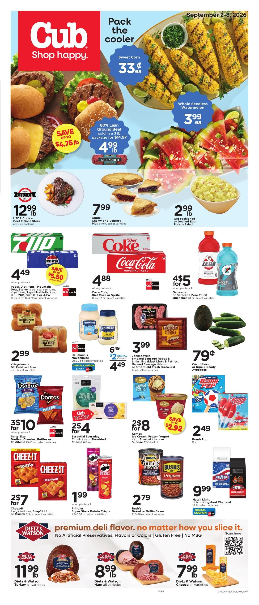 Cub Foods (Durand Area, IL) Weekly Savings Weekly Ad September 2 - 8, 2026