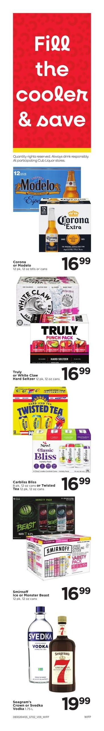 Cub Foods (Durand Area, IL) Weekly Savings Weekly Ad September 2 - 8, 2026