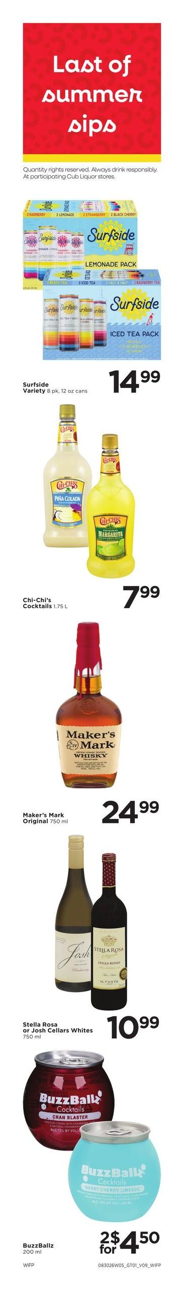 Cub Foods (Durand Area, IL) Weekly Savings Weekly Ad September 2 - 8, 2026