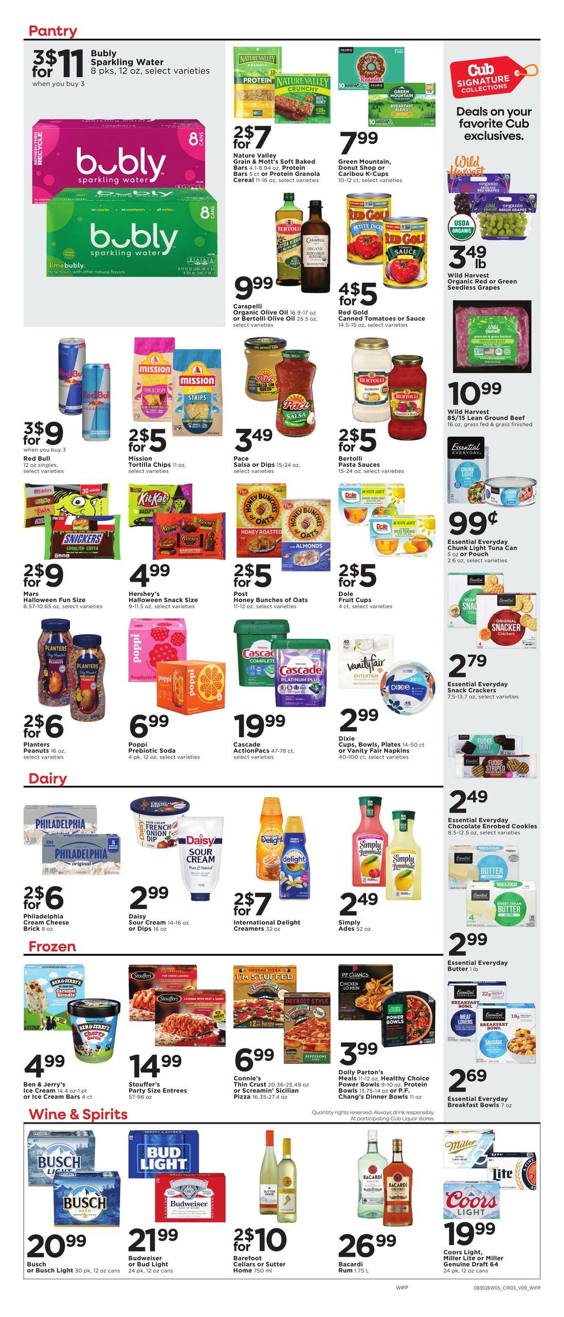 Cub Foods (Durand Area, IL) Weekly Savings Weekly Ad September 2 - 8, 2026