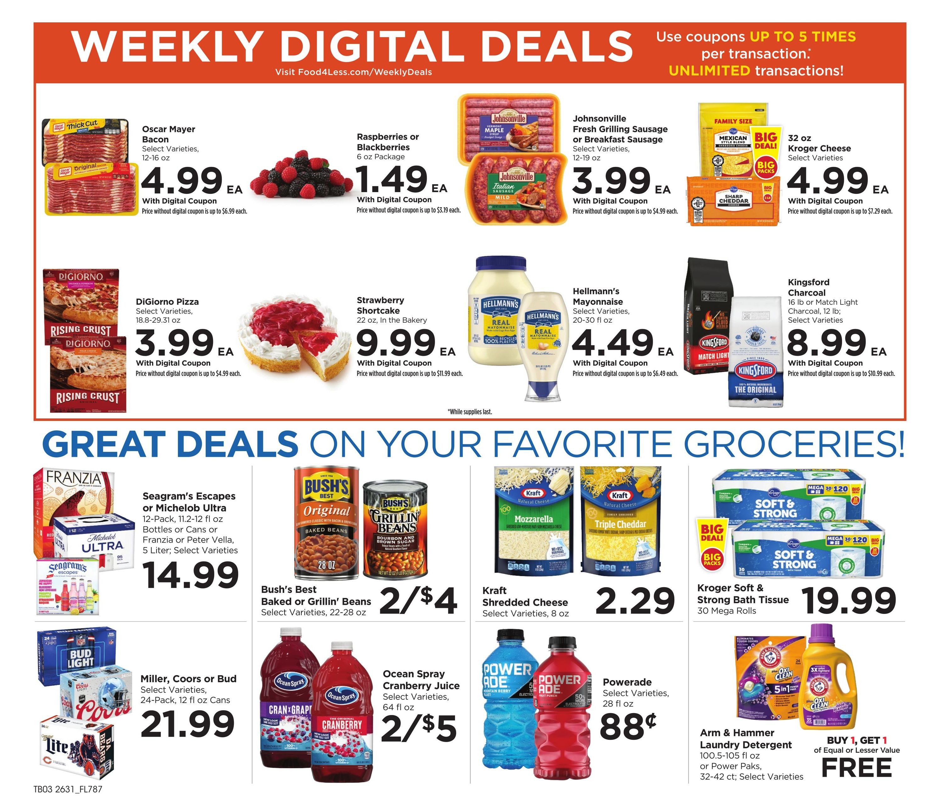 Food 4 Less (Lansing Area, IL) Chicago Weekly Ad September 2 - 8, 2026
