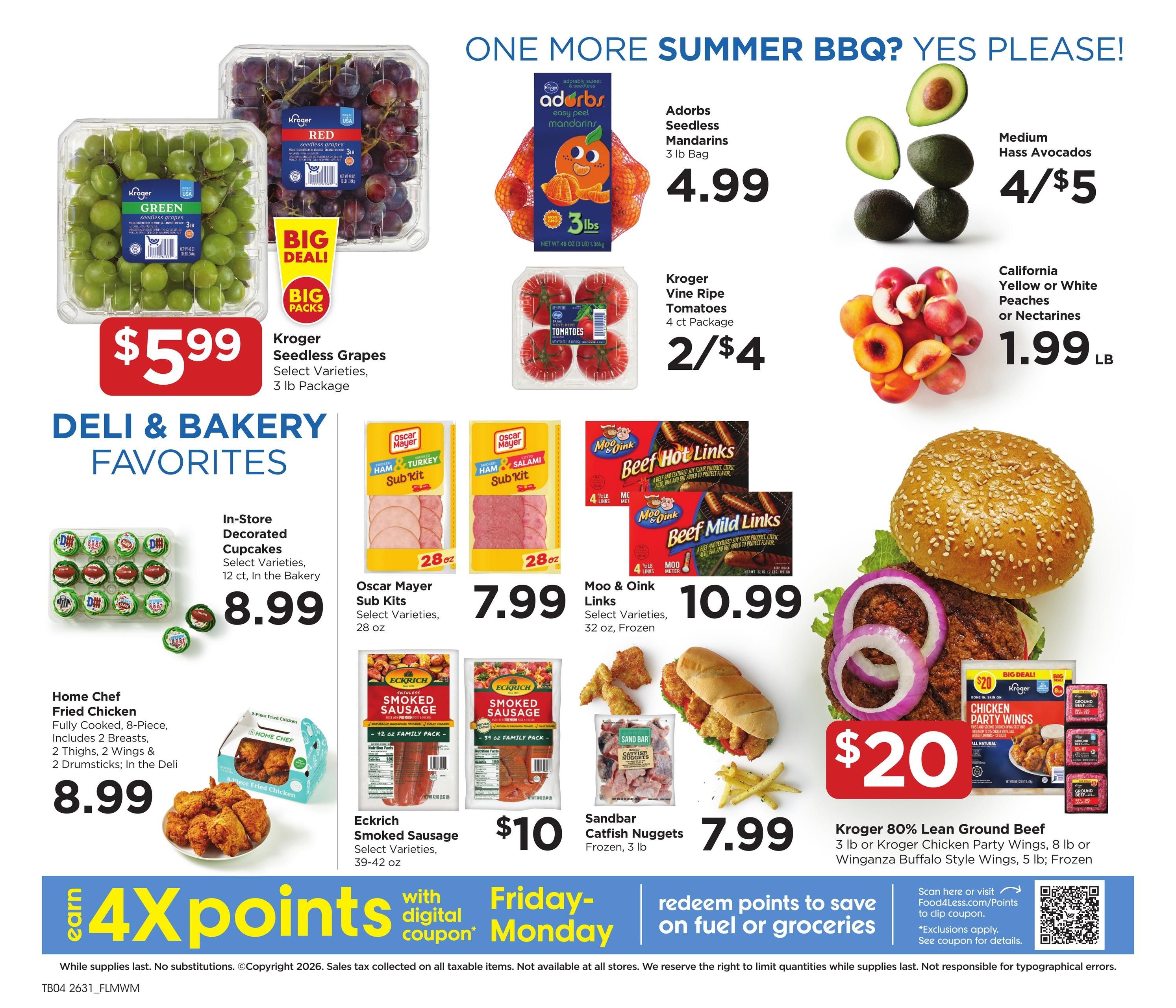 Food 4 Less (Lansing Area, IL) Chicago Weekly Ad September 2 - 8, 2026
