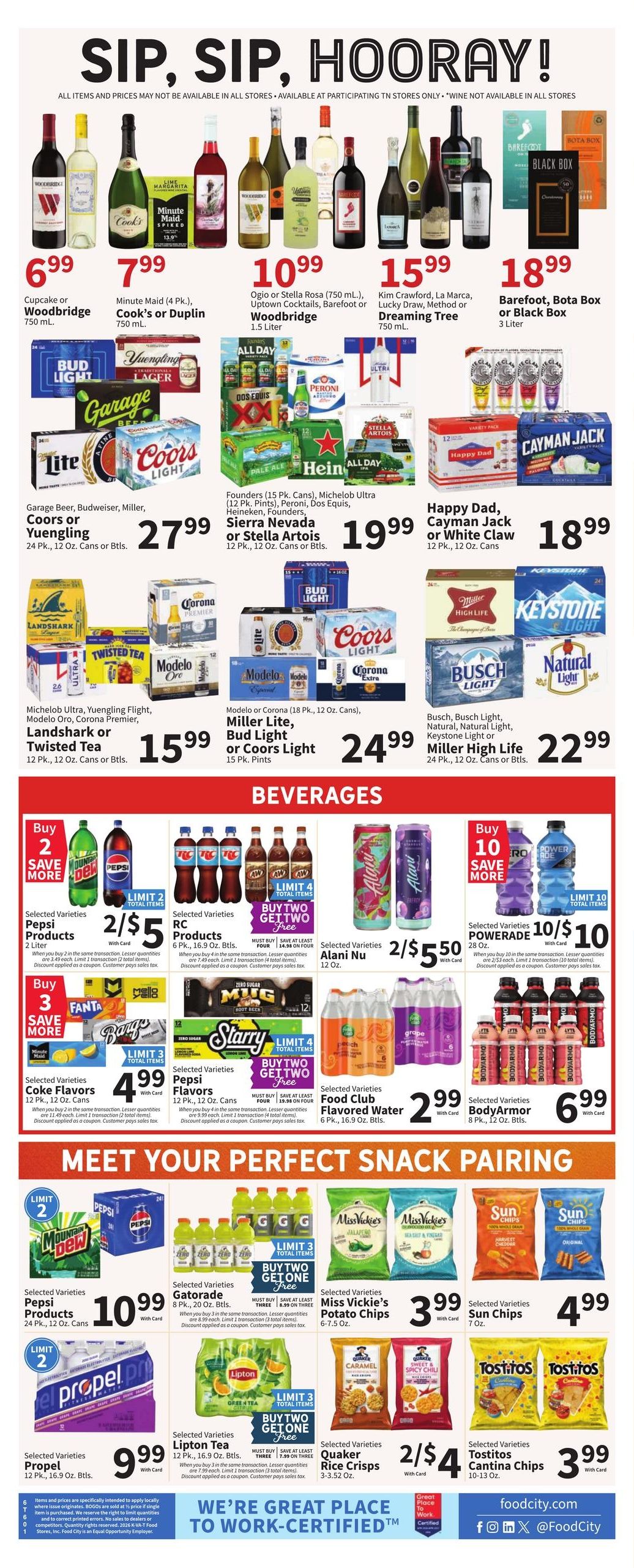 FoodCity (Knoxville-Rogersville Area, TN) Weekly Ad September 2 - 8, 2026