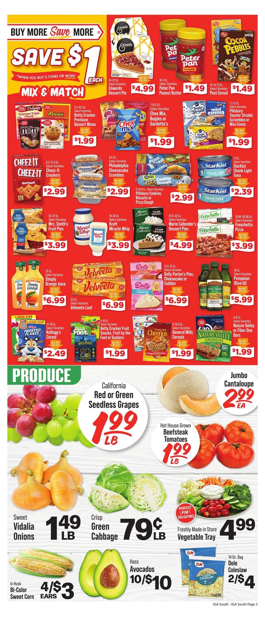 IGA (Harvest-Huntsville Area, AL) Weekly Ad September 2 - 8, 2026