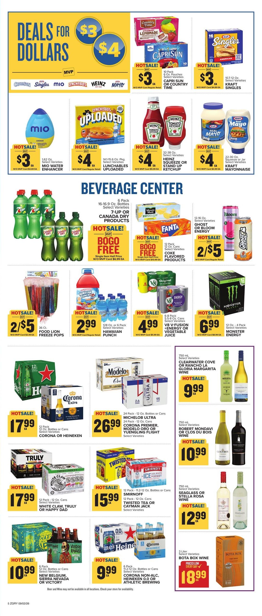 Food Lion (Athens Area, GA) Weekly Ad September 2 - 8, 2026