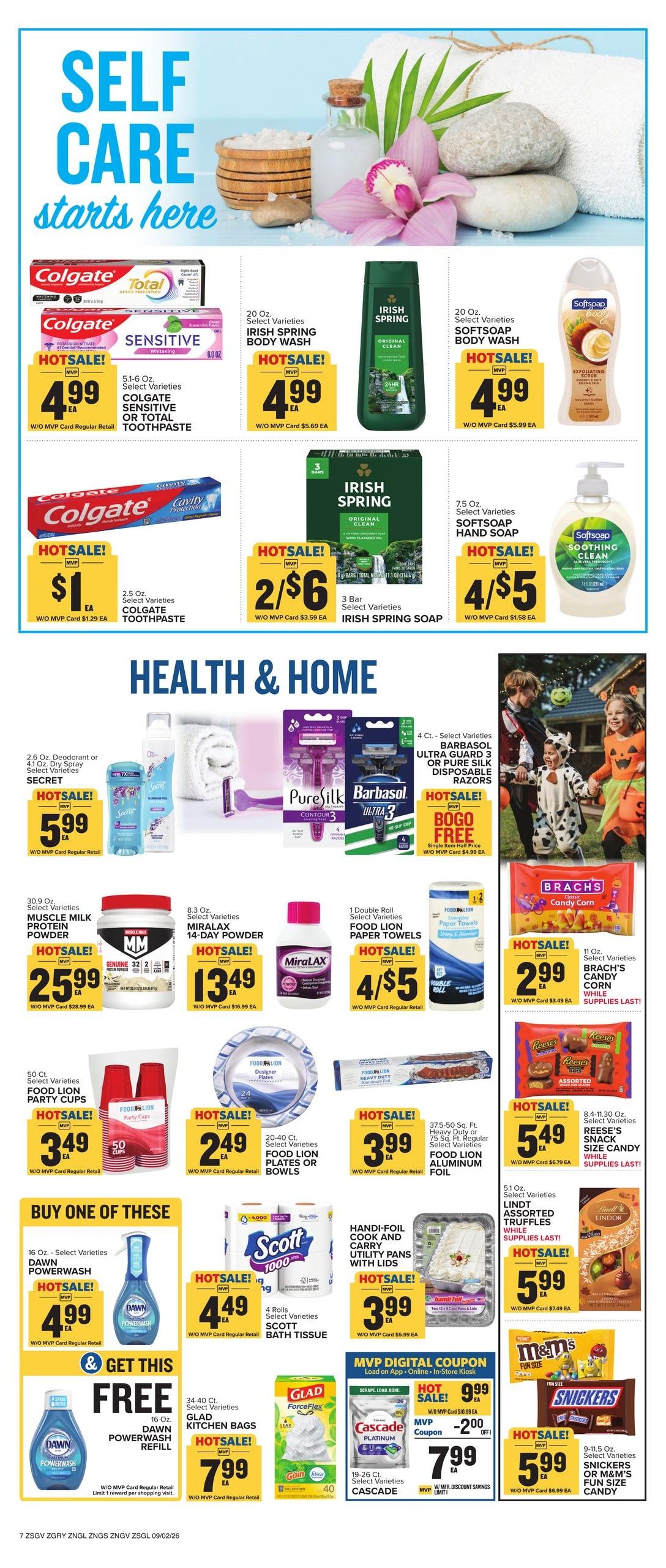 Food Lion (Athens Area, GA) Weekly Ad September 2 - 8, 2026
