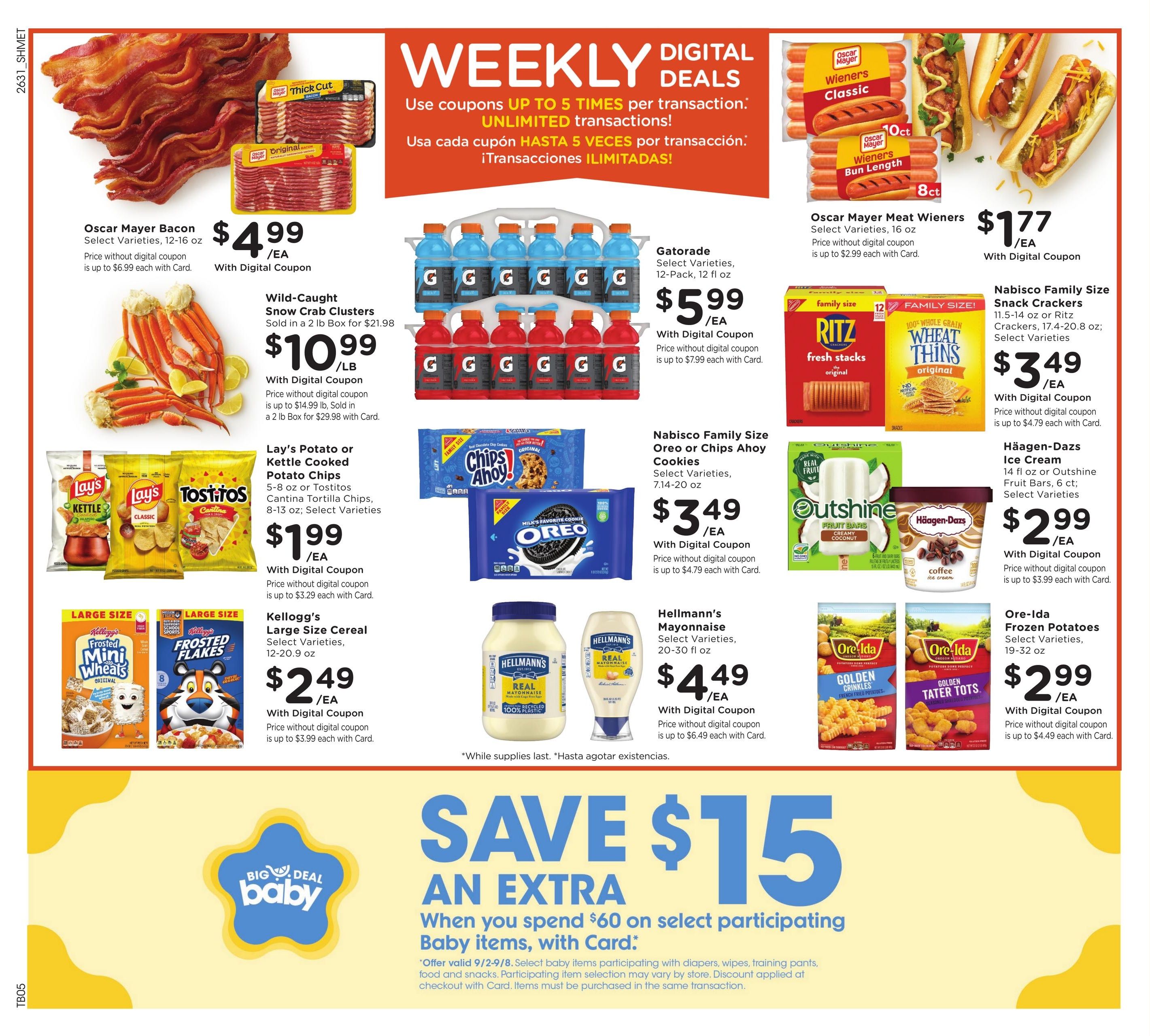 Kroger (Bellaire Area, TX) Weekly Ad September 2 - 8, 2026