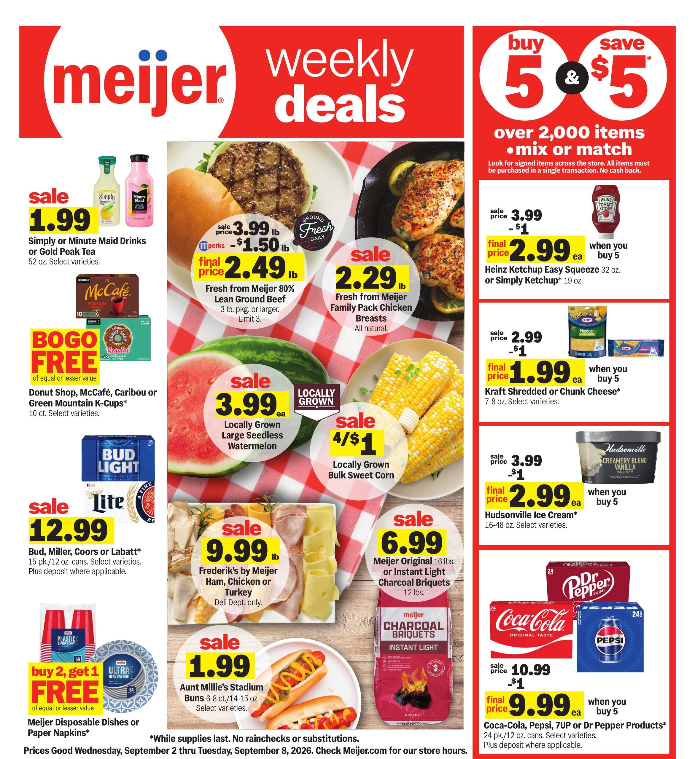 Meijer (Greenville Area, MI) Weekly Ad September 2 - 8, 2026