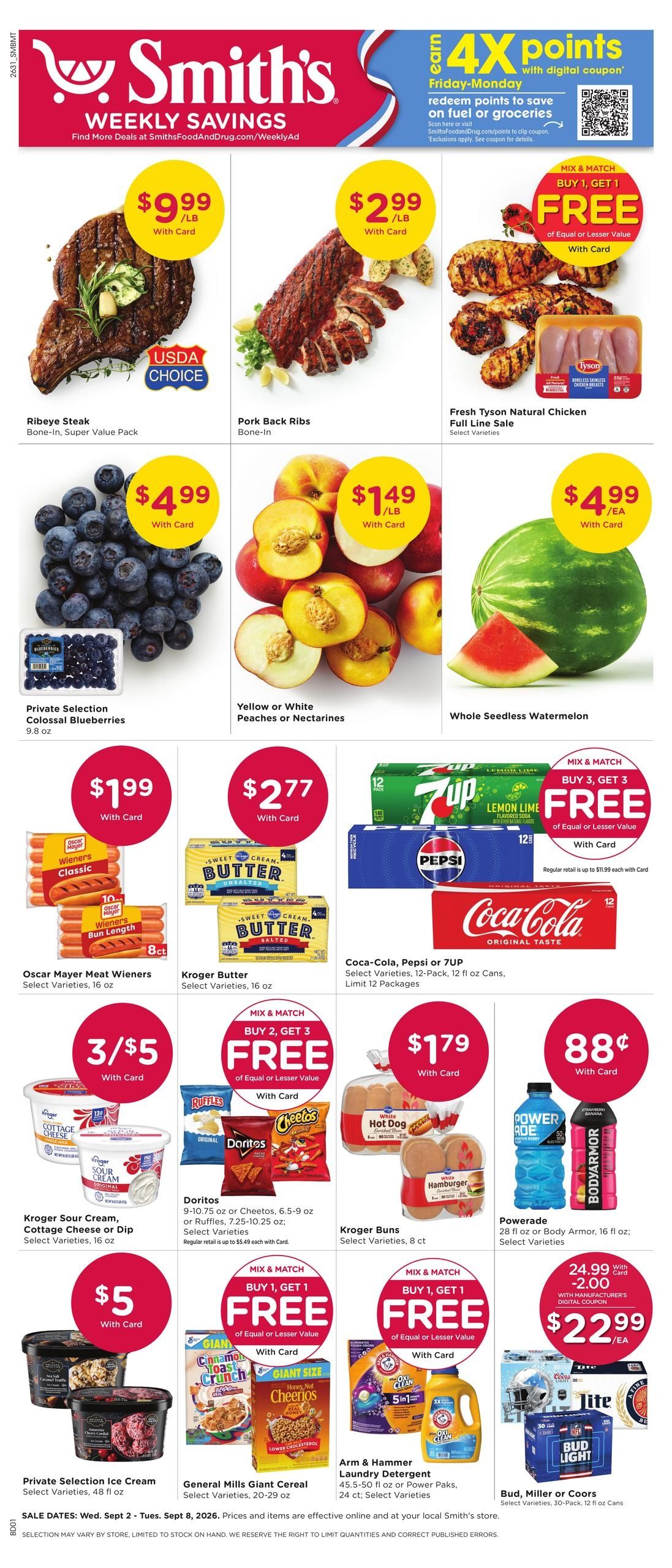 Smith's (Bozeman Area, MT) Weekly Ad September 2 - 8, 2026