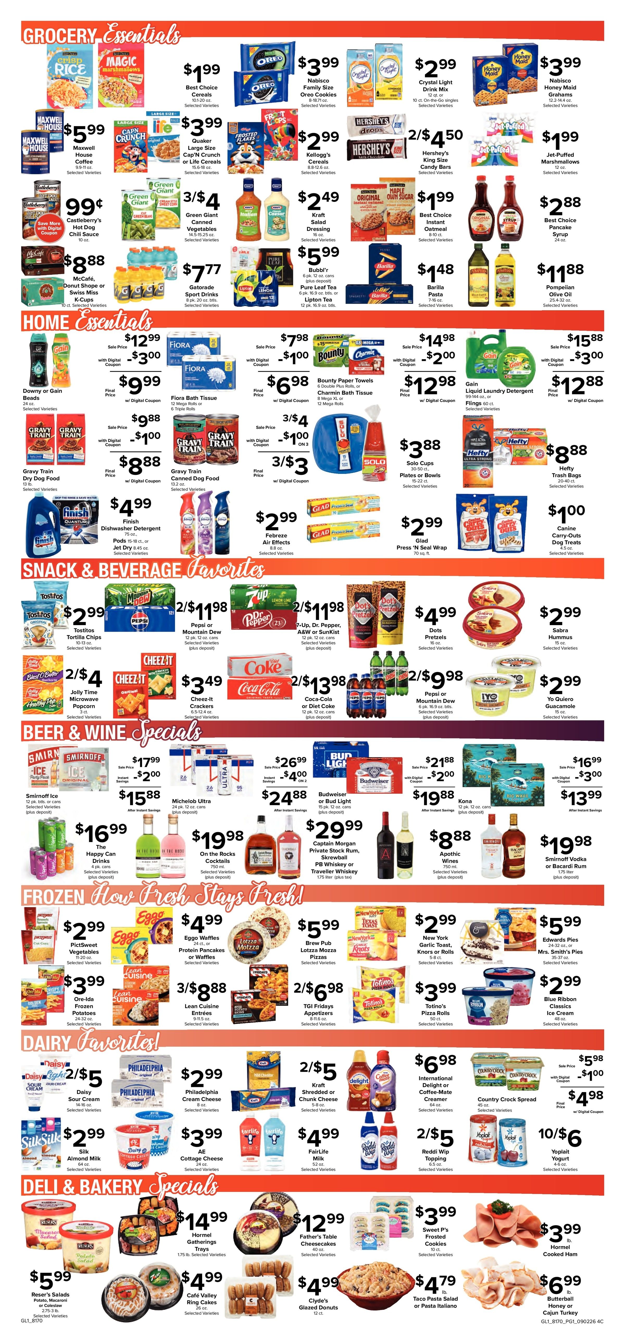 Big G Foods Great Deals This Week! Weekly Ad September 2 - 8, 2026