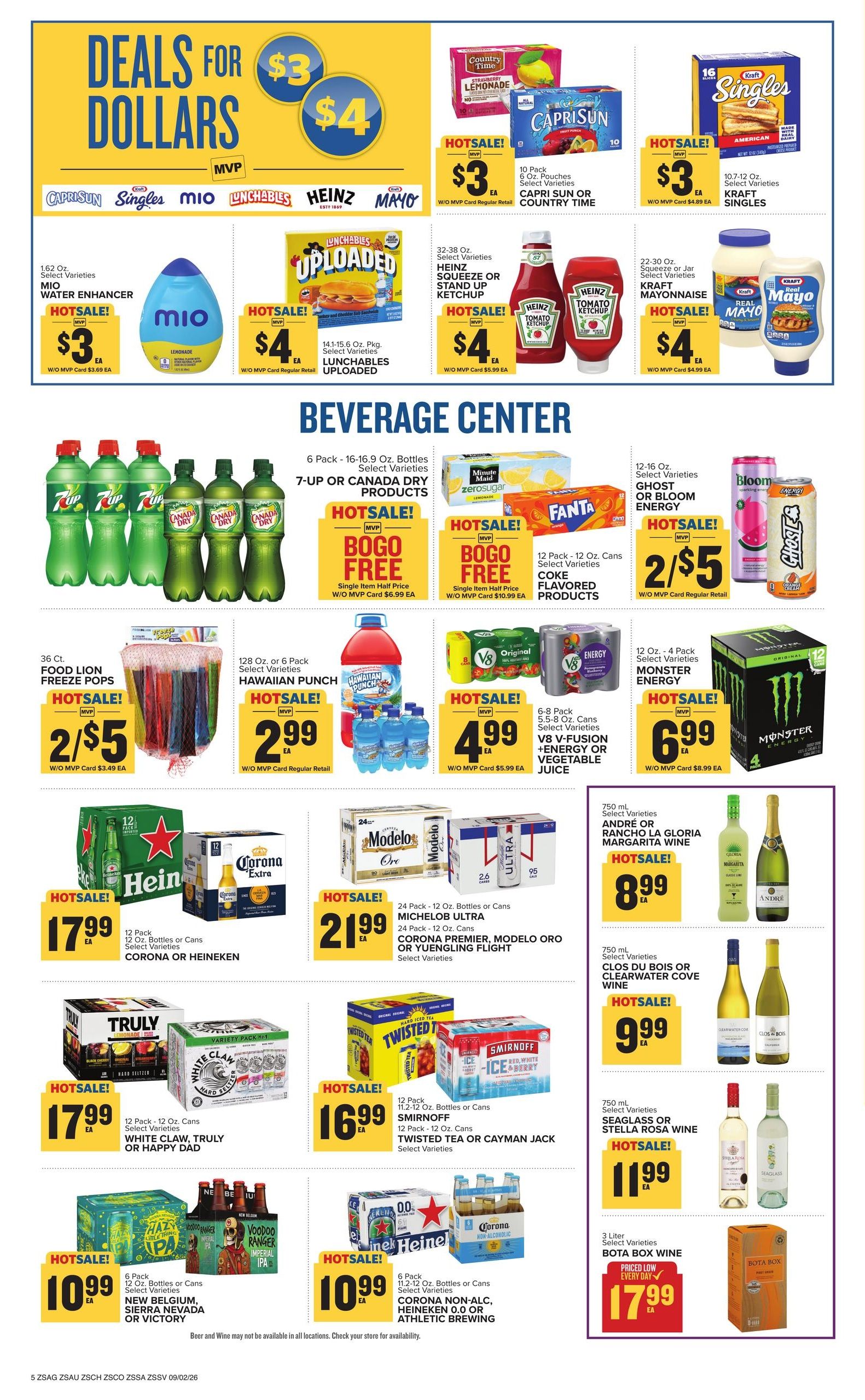 Food Lion (Charleston-North Charleston Area, SC) Weekly Ad September 2 - 8, 2026