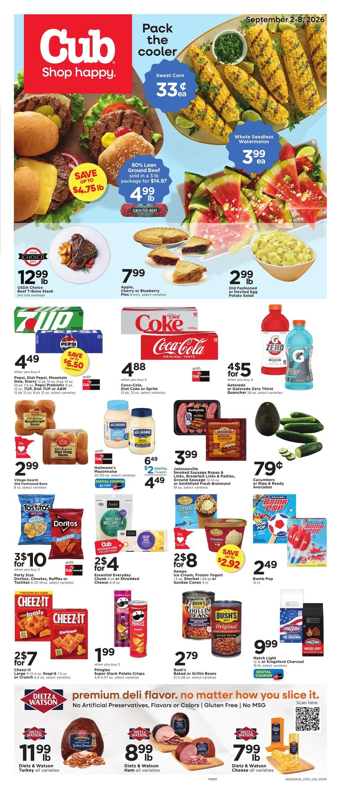 Cub Foods (Rochester Area, MN) Weekly Savings Weekly Ad September 2 - 8, 2026