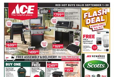 Ace Hardware (Alhambra Area, CA) Red Hot Buys Weekly Ad September 1 - 30, 2026