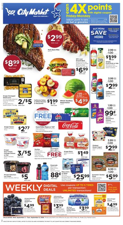 City Market (Moab Area, UT) Weekly Ad September 2 - 8, 2026