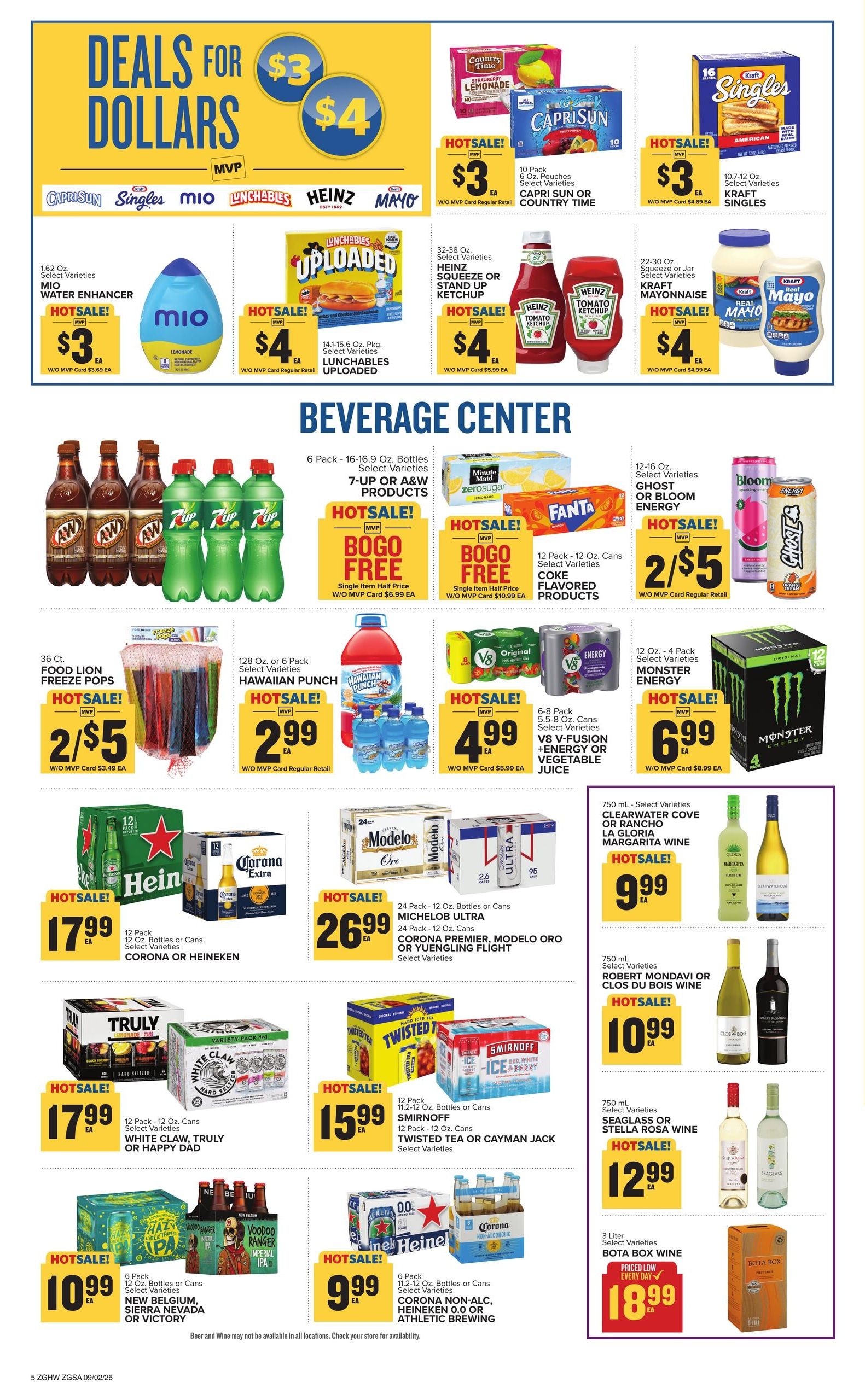 Food Lion (Allentown Area, GA) Weekly Ad September 2 - 8, 2026