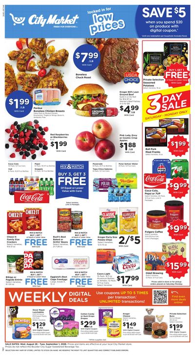 City Market (Pitkin Area, CO) Weekly Ad August 26 - September 1, 2026