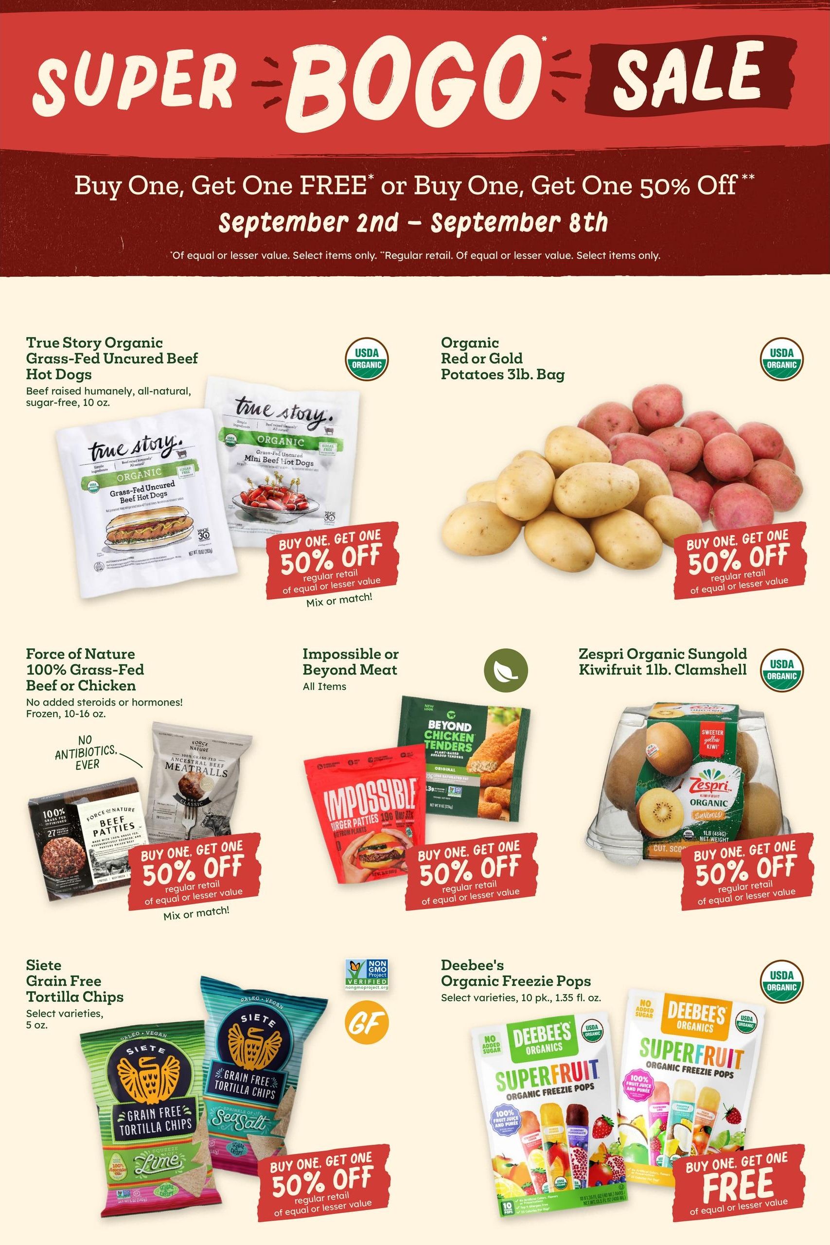Sprouts Farmers Market (Baton Rouge Area, LA) Weekly Ad September 2 - 8, 2026