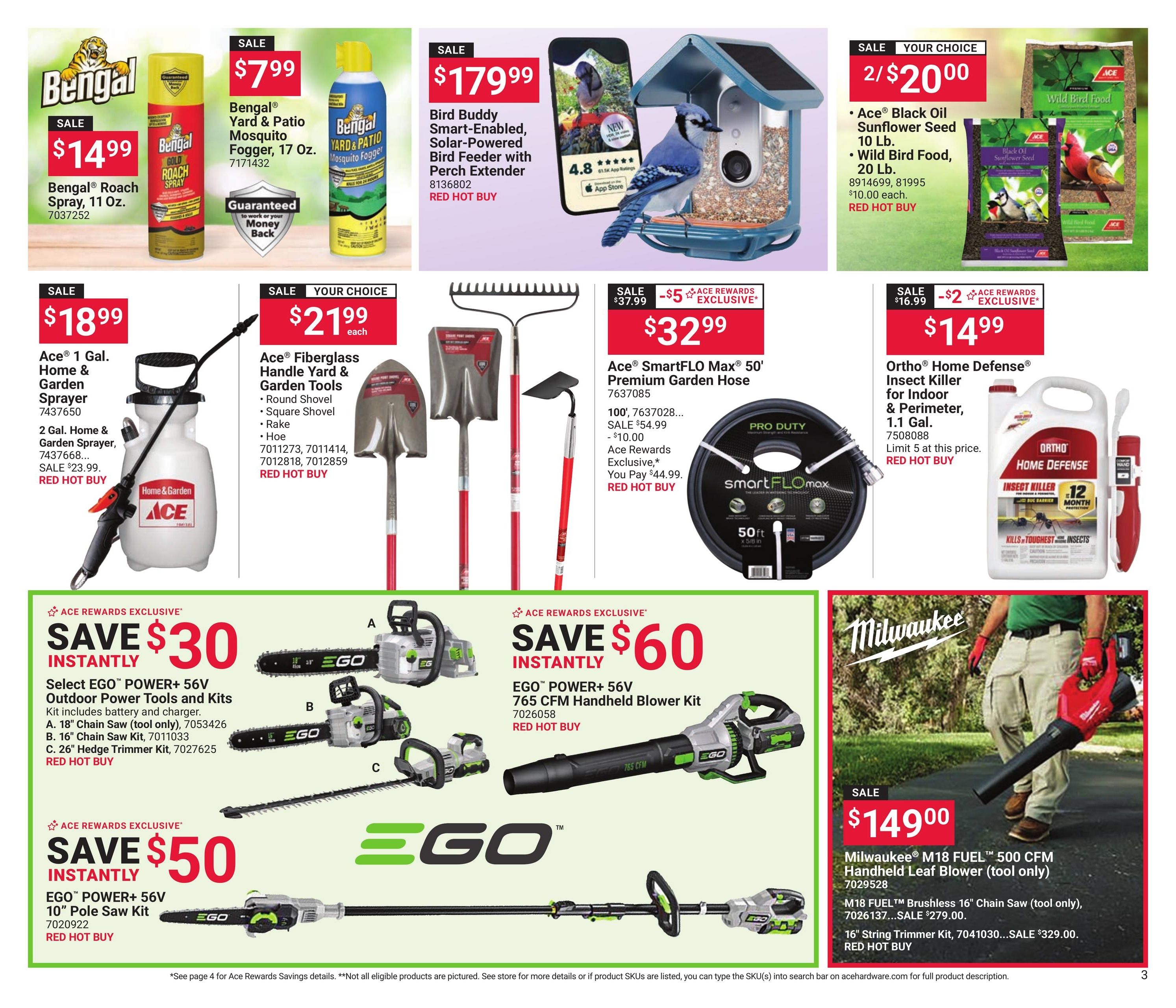 Ace Hardware (Iowa Area, LA) September Month Long Weekly Ad September 1 - 30, 2026