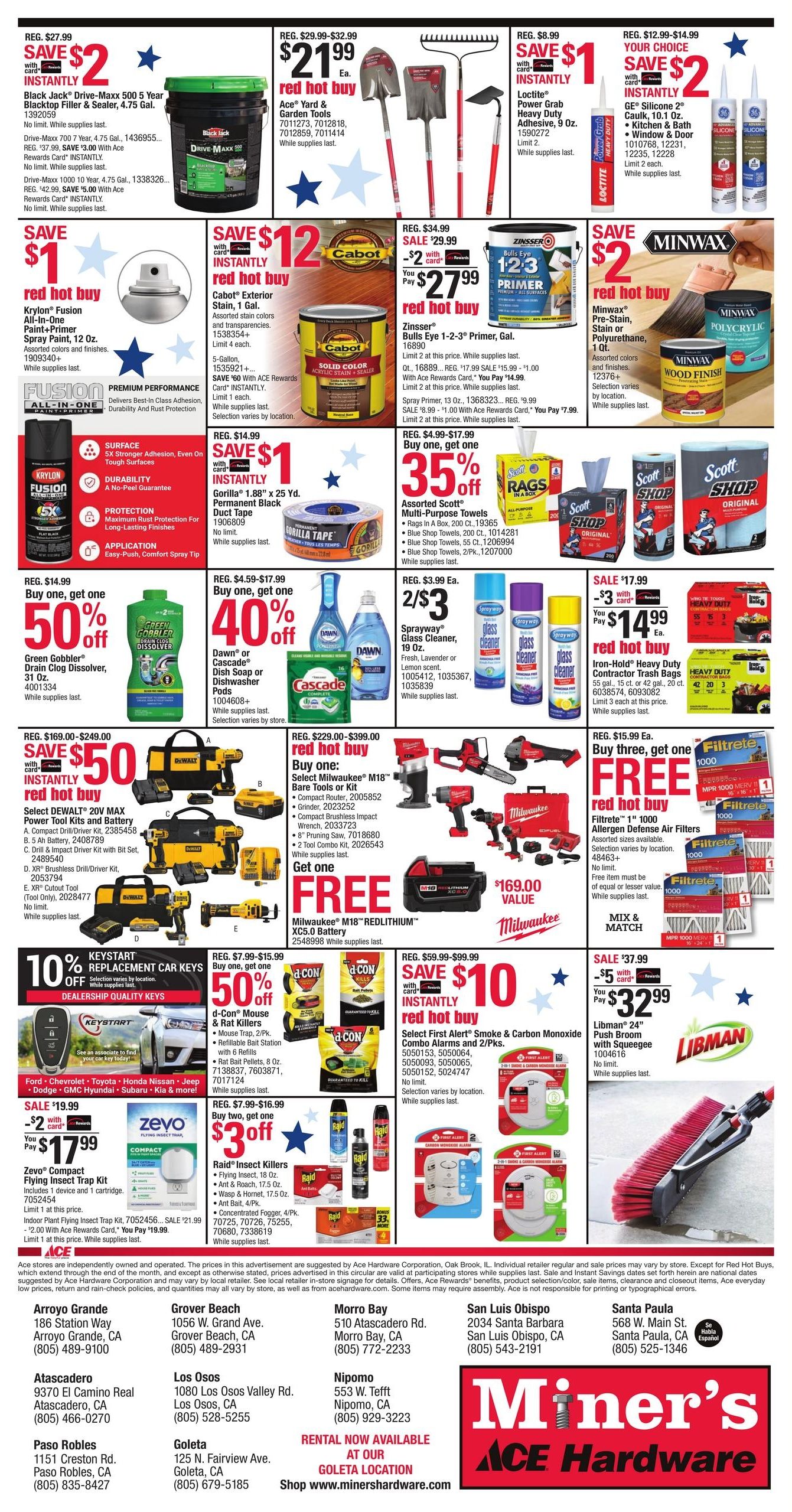 Ace Hardware September Month Long Sale Weekly Ad September 1 - 30, 2026