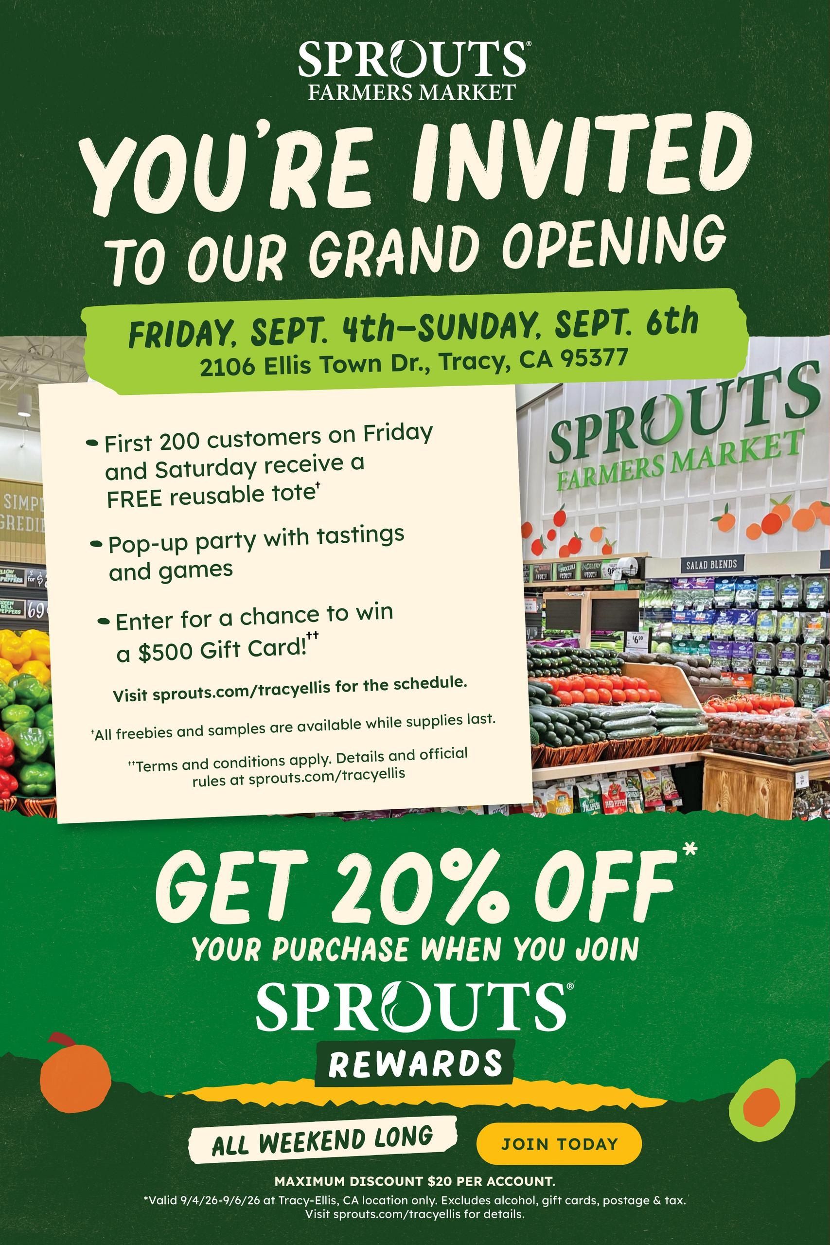 Sprouts Farmers Market (Tracy Area, CA) Weekly Ad September 2 - 8, 2026
