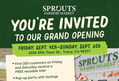 Sprouts Farmers Market (Tracy Area, CA) Weekly Ad September 2 - 8, 2026