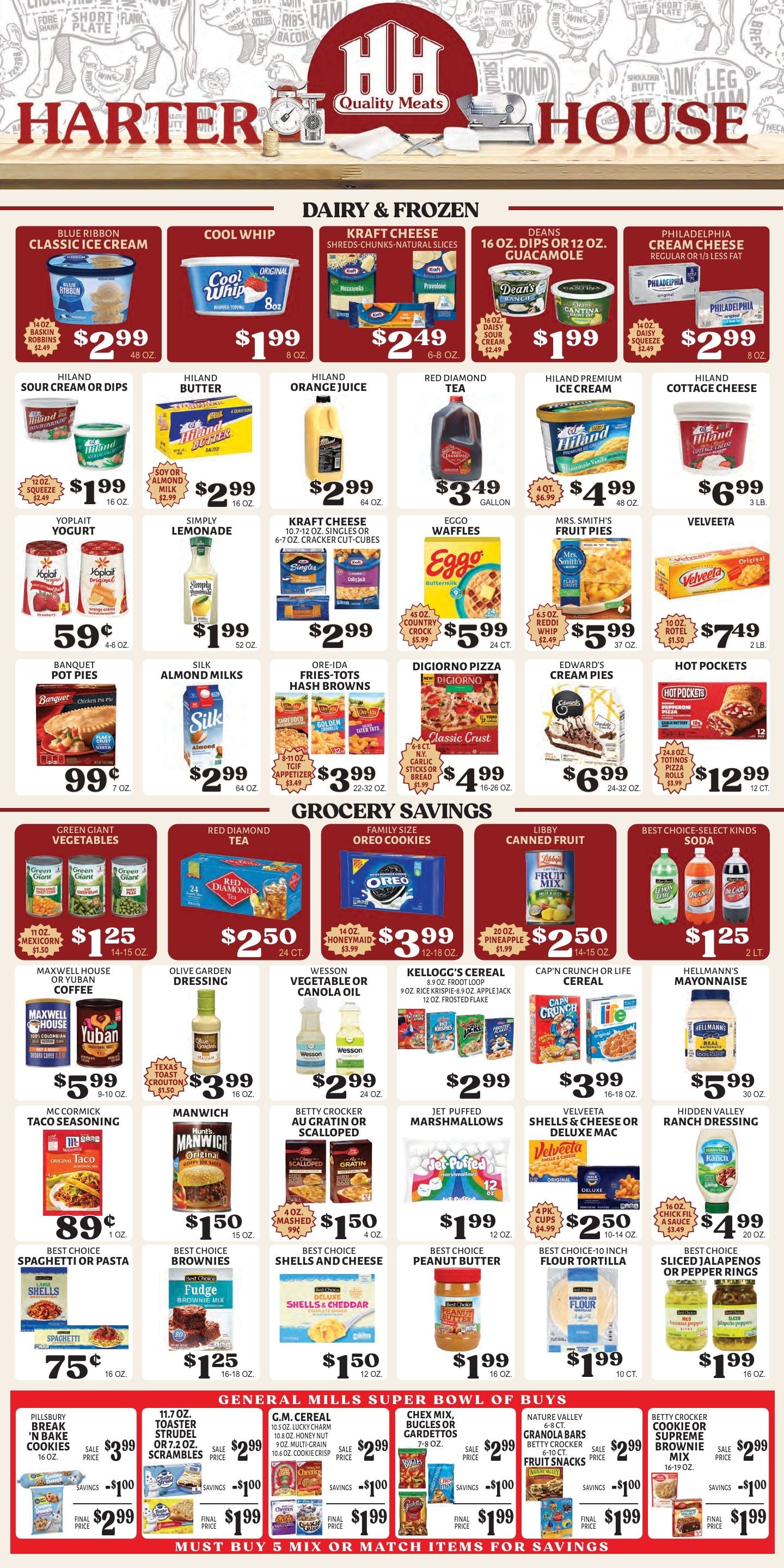 Harter House Weekly Ad September 2 - 8, 2026