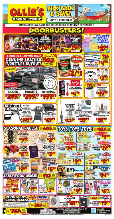 Ollie's Bargain Outlet (Bellevue Area, IA) Weekly Ad September 2 - 8, 2026