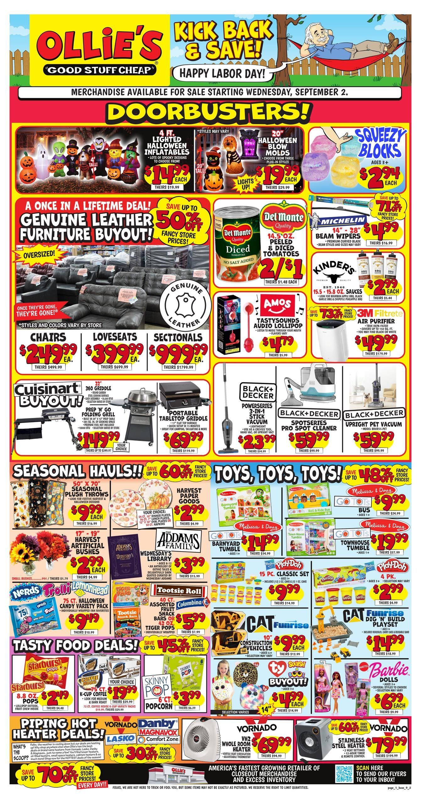 Ollie's Bargain Outlet (Bellevue Area, IA) Weekly Ad September 2 - 8, 2026