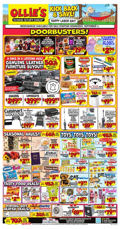 Ollie's Bargain Outlet (Andalusia Area, AL) Weekly Ad September 2 - 8, 2026